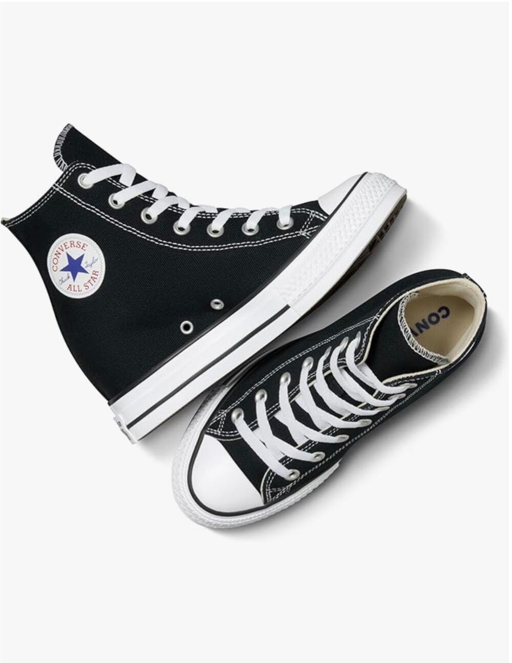 Converse Chuck Taylor All Star hidden Wedge Platform High Top Sneaker Black 9